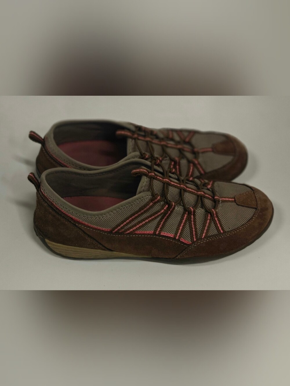Croft & Barrow Women’s Slip-On Shoes Size 9.5M Brown Suede Walking Casual Comfor